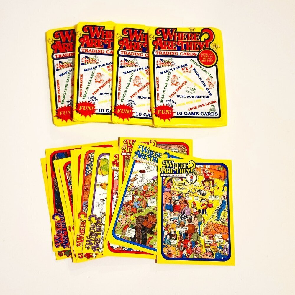 *3 for $30* Vintage Where Are They Cards Lot